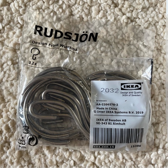 IKEA Shower Curtains and Curtain Rings - Picture 4 of 10